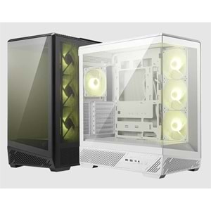 MSI MAG PANO 130R PZ TEMPERLİ CAM 3X120MM REVERSE ARGB 1X120MM ARGB FAN ATX PANORAMİK GAMİNG BİLGİSAYAR KASASI 