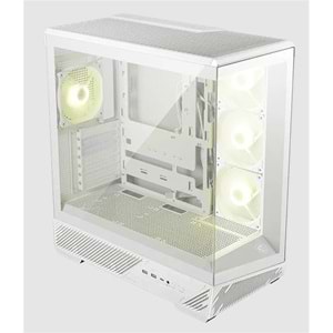 MSI MAG PANO 130R PZ TEMPERLİ CAM 3X120MM REVERSE ARGB 1X120MM ARGB FAN ATX PANORAMİK GAMİNG BİLGİSAYAR KASASI 