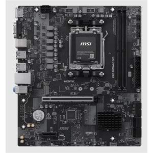 MSI PRO B850M-E EVO DDR5 8200MHZ 1XVGA 1XHDMI 1XM.2 USB MATX AM5 (AMD AM5 9000/8000/7000 SERİLERİ İLE UYUMLU) 