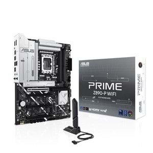 ASUS PRIME Z890-P WIFI DDR5 8666MT/S 1XHDMI 1XDP 1XUSB TYPE-C 4XM.2 ATX 1851P (INTEL ULTRA PROCESSORS SERIES 2) 