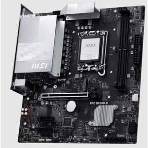 MSI PRO H810M-B DDR5 6400MHZ 1XHDMI 1XDP 1XM.2 MATX 1851P (INTEL ULTRA PROCESSORS SERIES 2) 