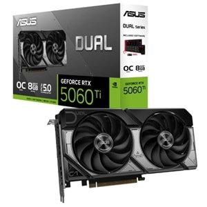 ASUS GEFORCE DUAL-RTX5060TI-O8G 8GB GDDR7 128BIT 1XHDMI 3XDP EKRAN KARTI 