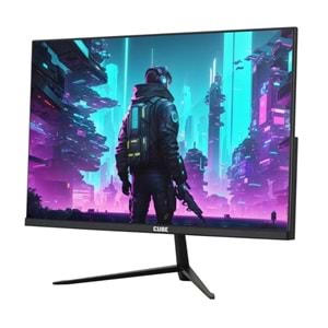 23.8 CUBE PF-24P180F05 IPS 0.5MS 180HZ HDMI DP USB FHD 1920X1080 SIYAH VESA GAMING SIFIR OLU PIXEL 