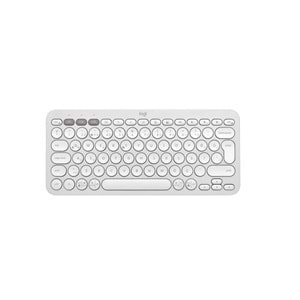 LOGITECH K380S PEBBLE KEYS 2 ÇOKLU CİHAZ ÖZELLİKLİ BLUETOOTH TÜRKÇE Q KLAVYE BEYAZ 920-011860 