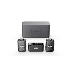 DJI MIC 2 KABLOSUZ MİKROFON (2TX-1RX-CHARGING CASE) (RESMI DIST GARANTILI) 