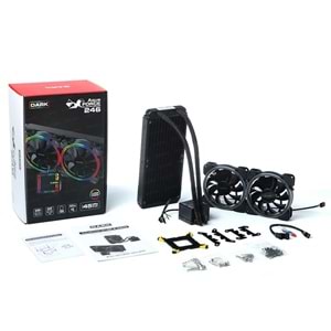 DARK DKCCW246 AQUAFORCE W246 240MM FİXED RGB LEDLİ SIVI SOĞUTMA 