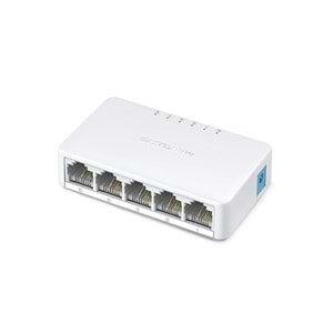 TP-LINK MERCUSYS MS105 5 PORT 10/100 PLASTİK KASA SWITCH 