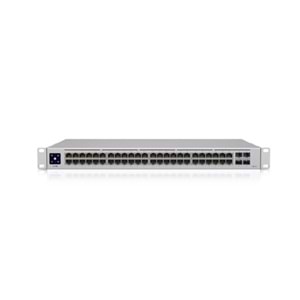 UBIQUITI USW-48-POE 48 PORT GIGABIT + 4X1GB SFP UPLINK 195W POE YÖNETİLEBİLİR RACKMOUNT SWITCH 