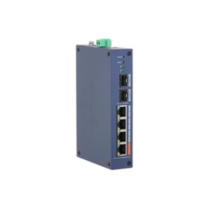 DAHUA CHS4206-4ET-60 4 PORT 10/100 + 2 PORT SFP UPLINK 60W POE CLOUD YÖNETİLEBİLİR ENDÜSTRİYEL SWITCH 