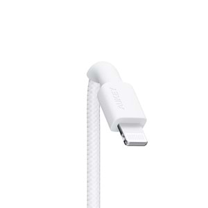 AUKEY CB-BAL7-WH NAYLON ÖRGÜLÜ USB-A LİGHTNİNG KABLOSU 0.9MT 