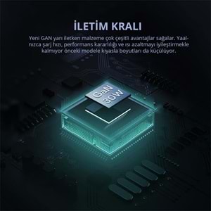 AUKEY PA-B1L-WH 30W OMNİA II MİNİ GAN TYPE-C PD ŞARJ ADAPTÖRÜ 