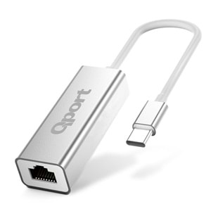 QPORT Q-TR45 TYPE-C TO RJ45(GİGABİT)NETWORK ÇEVİRİCİ 