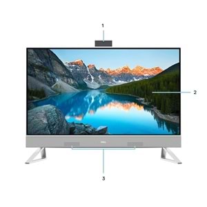 DELL EC242501020UBU I5-1334U 16GB 512SSD UBUNTU 23.8 AIO 