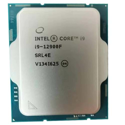Intel Core i9 12900F TRAY 2.4 GHz LGA1700 30 MB Cache 65 W Tray (Kutusuz Fansız) (12.Nesil) İşlemci 