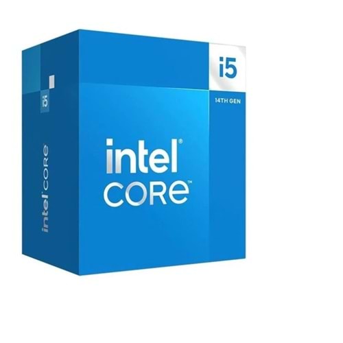 Intel Core i5 14400 BOX 29.5MB 10çekirdekli O-B UHD VGA 1700p 65w Kutulu+Fanlı İşlemci