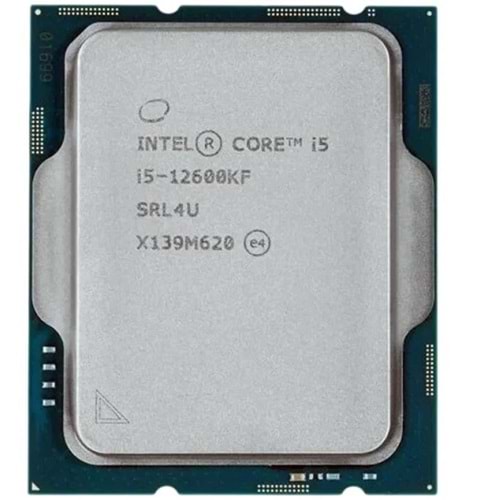 Intel Core i5 12600KF TRAY 3,7 GHz 20 MB Cache 1700 Pin Kutusuz İşlemci
