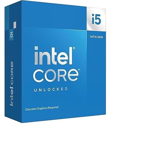 Intel Core i5 14600KF BOX 2,6 GHz 24 MB Cache 1700 Pin Kutulu İşlemci