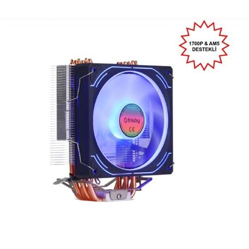 Frisby FCL-F1336C Intel 1366-115x-1200-1700-AMD AM2-AM2+-AM3-AM4-AM5 CPU FANI