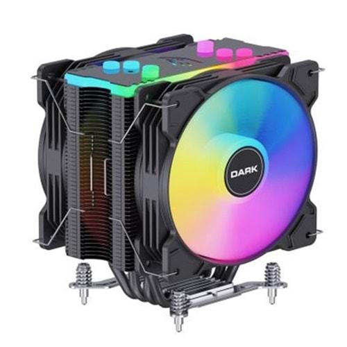 Dark DKCCX129 Freezer X129 2xAddresseble RGB LED Fanlı Kule Tipi Soğutucu