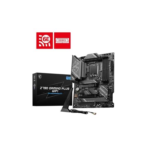 Msi Z790 Gaming Plus Wifi 1700 DDR5 7200MHZ(OC) USB3.2 DP HDMI 1x2.5G LAN WI-FI 6E ATX Anakart