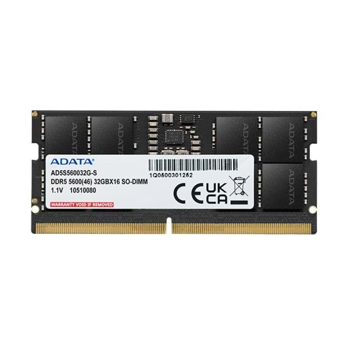 Adata 32GB DDR5 5600MHz 262Pin 1.1V Notebook Ram