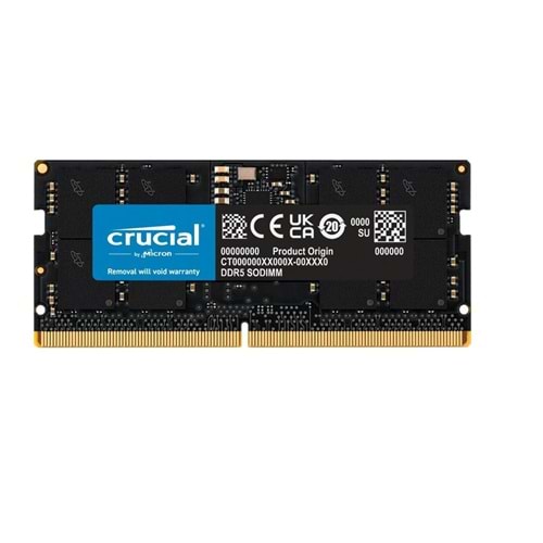 Crucial Basics 16GB DDR5 4800MHz CB16GS4800E CL40 1.1V SODIMM Notebook Ram 