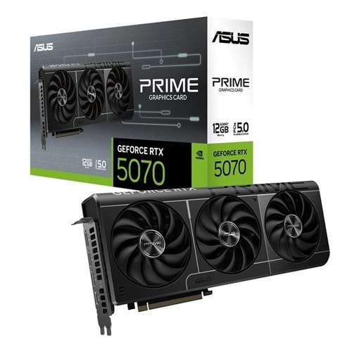 Asus Prime GeForce RTX5070 12GB GDDR7 192 Bit DLSS 4 PRIME-RTX5070-O12G Ekran Kartı