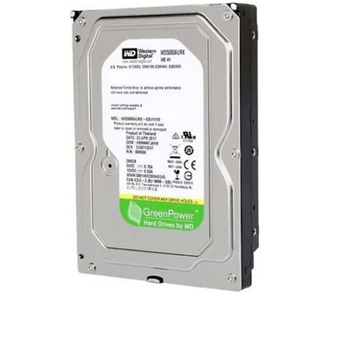 Wd 500Gb WD5000AURX SATA 3.0 5400 3.5