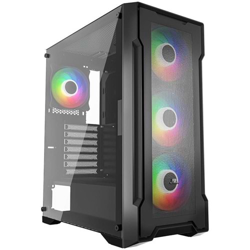 PowerBoost PB-PS6849B 650w 80+ Bronze USB 3.0 Mesh 4-12cm Rainbow Fanly Mid-T ATX 