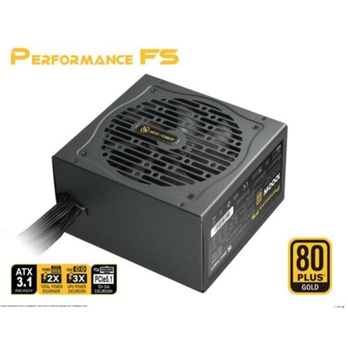 High Power Performance ATX 3.1 1000W 80+ GOLD PCIe 5.1 ATX Güç Kaynağı (HP1-S21000GD-F12S)
