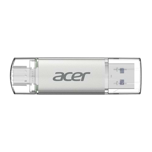 Acer 128GB USB 3.2 UT300-128GB USB-A+USB-C Çift Taraflı Metal Flash Bellek