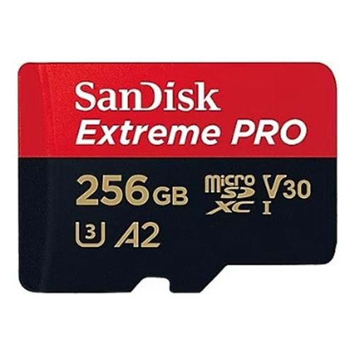 SanDisk Extreme Pro SDSQXCD-256G-GN6MA Class 10 UHS-I U3 A2 V30 256 GB Micro SD Kart