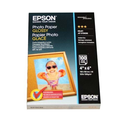 Epson 4X6 100'lü Fotoğraf Kağıdı S042548