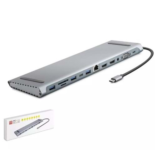 HADRON HDX7855 TYPE-C HDTV COMBO 2-TYPE-C + 2-HDMI