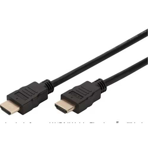 Digitus AK-330107-020-S 2 metre Altın Kapl.Siyah 4K HDMI Kablo