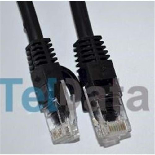 Teldata TLD-2000S Cat6 20MT Siyah Utp Patch Kablo
