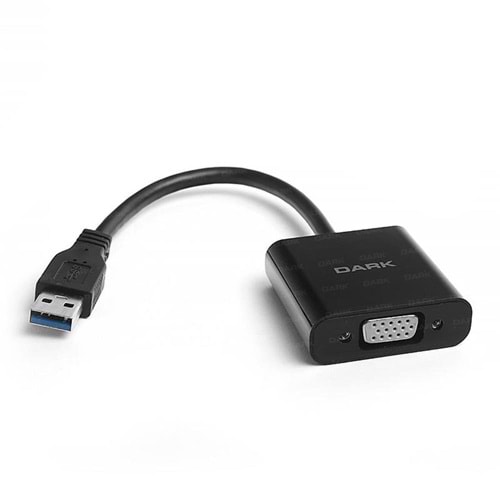 Dark DK-AC-UGA34 UGA34 VGA USB To Vga 3.0 - 2.0 Çevirici 15Cm 