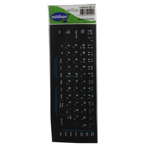 Addison 300168 Arapça q Klavye Stıker