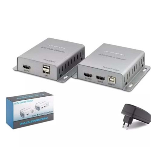 Hadron Hdx1355 Hdmi Kvm Extender 1080P 60M Silver