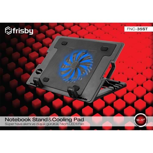 Frisby FNC-35ST Standlı Notebook Soğutucu 1 Port Usb 10