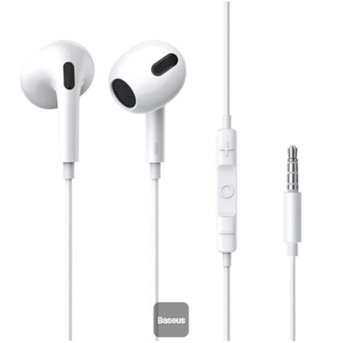 Baseus NGCR020002 Encok H17 3.5mm Beyaz Kulaklık 