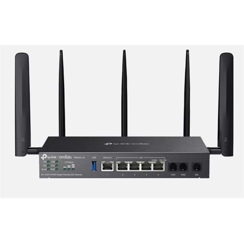 TP-Link Omada DR3650v V1 Gateway 1GbE Wi-Fi 6 2.4 GHz, 5 GHz 