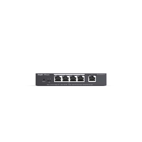 Ruijie-Reyee RG-ES205GC-P 4Port POE+ 10-100-1000 Mbps+1 Port 10-100-1000 Mbps Gb Yönetilebilir 54W