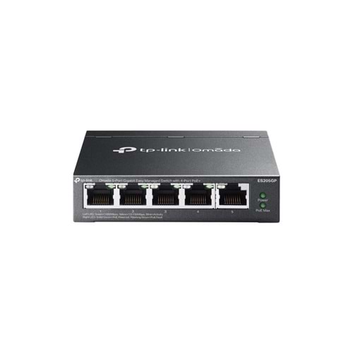 Omada Tp-Link ES205GP 5 Port 10-100-1000 Poe+ 65W Cloud Switch
