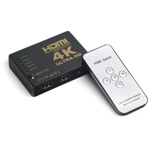 Dark DK HD SW4X1K 4 Giriş - 1 Çıkış Kumandalı HDMI 4K Switch 