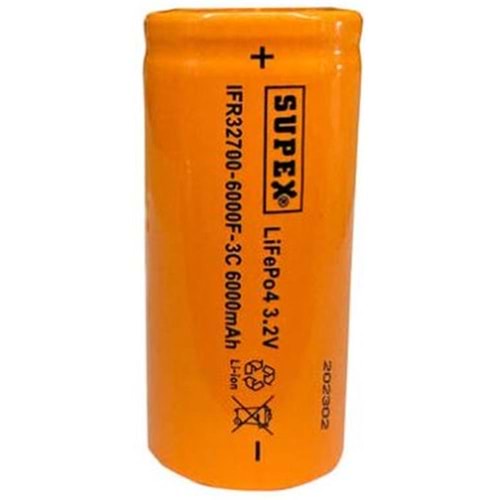 Supex IFR32700-6000F-3C 3.2V Lityum İon Pil
