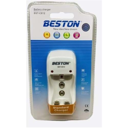 Beston C812 2 li Pil Şarj Cihazı AA-AAA-9V
