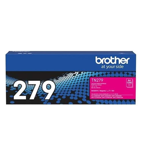 Brother TN-279M Magenta Kırmızı Toner HL-L3280CDW DCP-L3520-3560 MFC-L3720-3760-8390 1.200 Sayfa