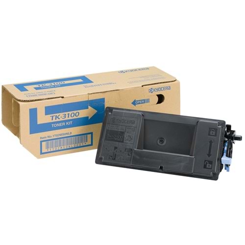 Kyocera TK-3100 Orjinal Fotokopi Toneri Ecosys M3040-3540dn FS-2100D-2100dn 12.500 Sayfa 