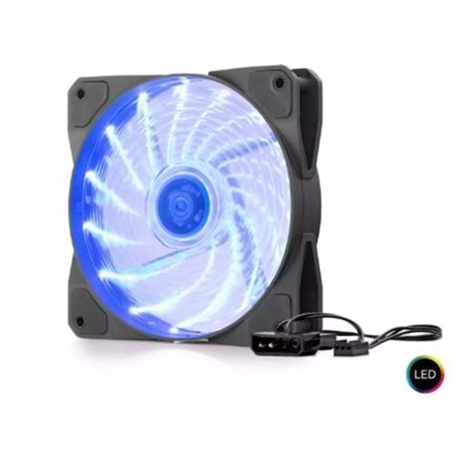 Hadron Hdx1521 12Cm Kasa Fanı Performans 4Pin Led 